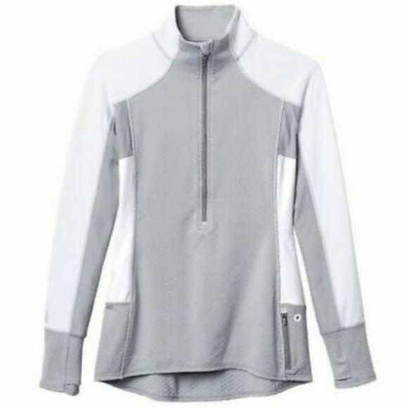 Athleta Jackets & Blazers - Athleta Heat Zone Color Block 1/2 Zip Jacket